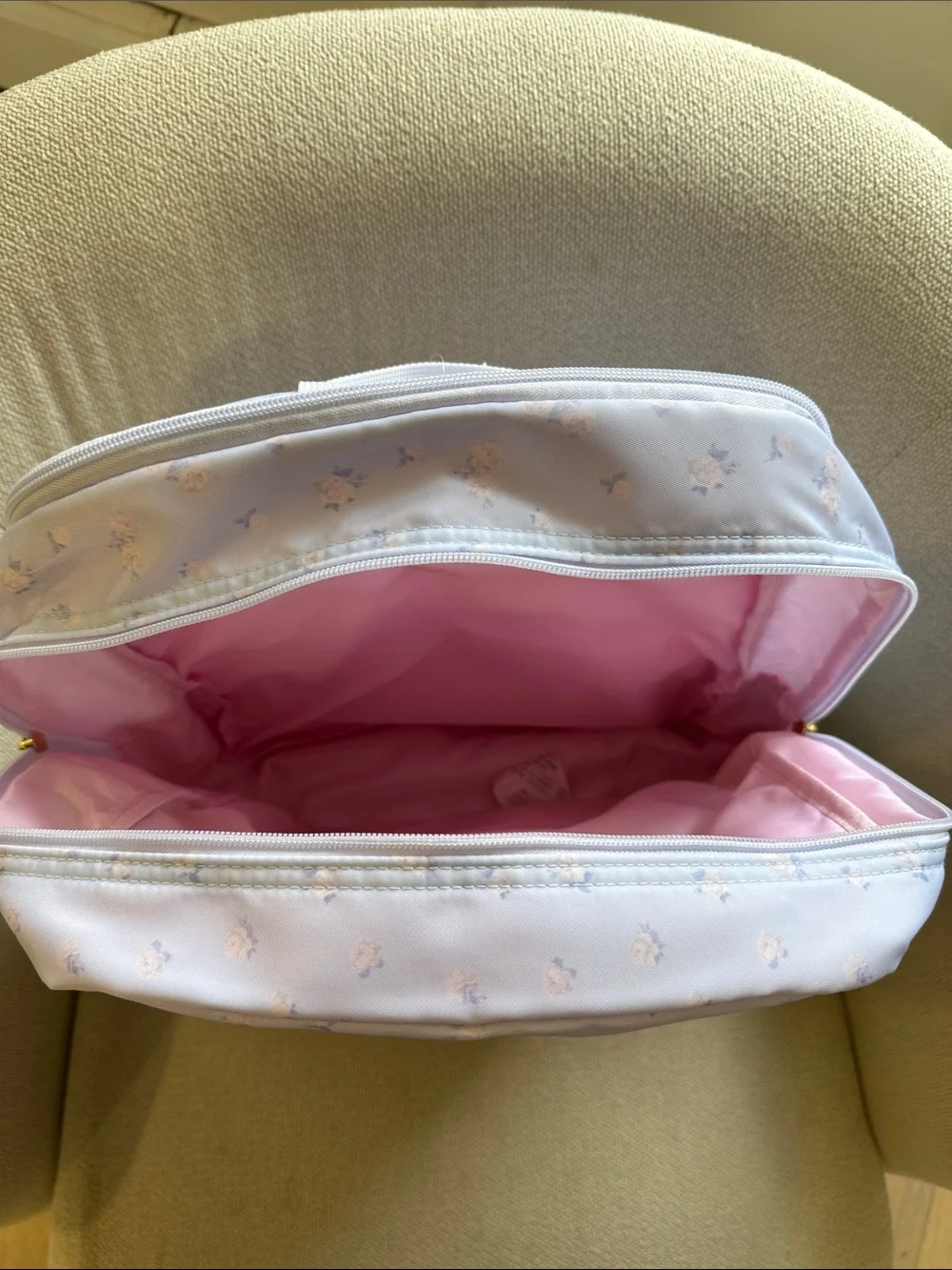 LOVE SHACK FANCY x yoobi x Target Quilted Bow Backpack - Lavender Floral